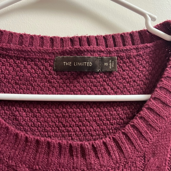 The Limited Fuchsia Short Sleeve Dolman Style Sweater Size XS - Picture 2 of 3